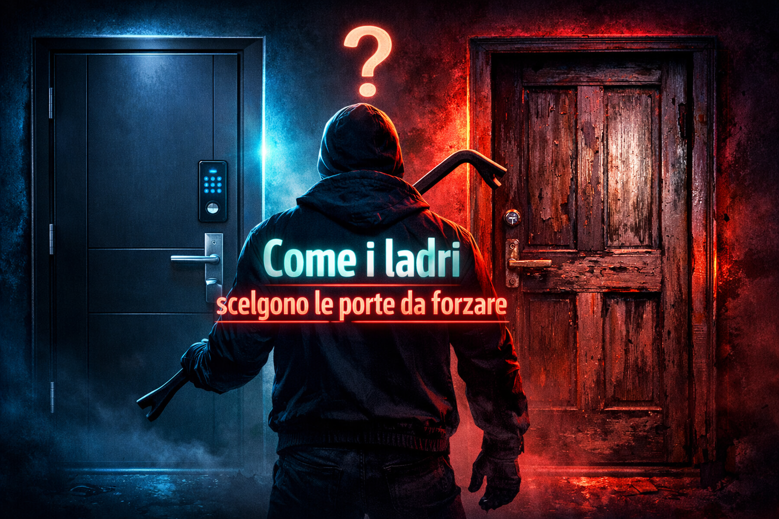 come i ladri scelgono le porte da forzare