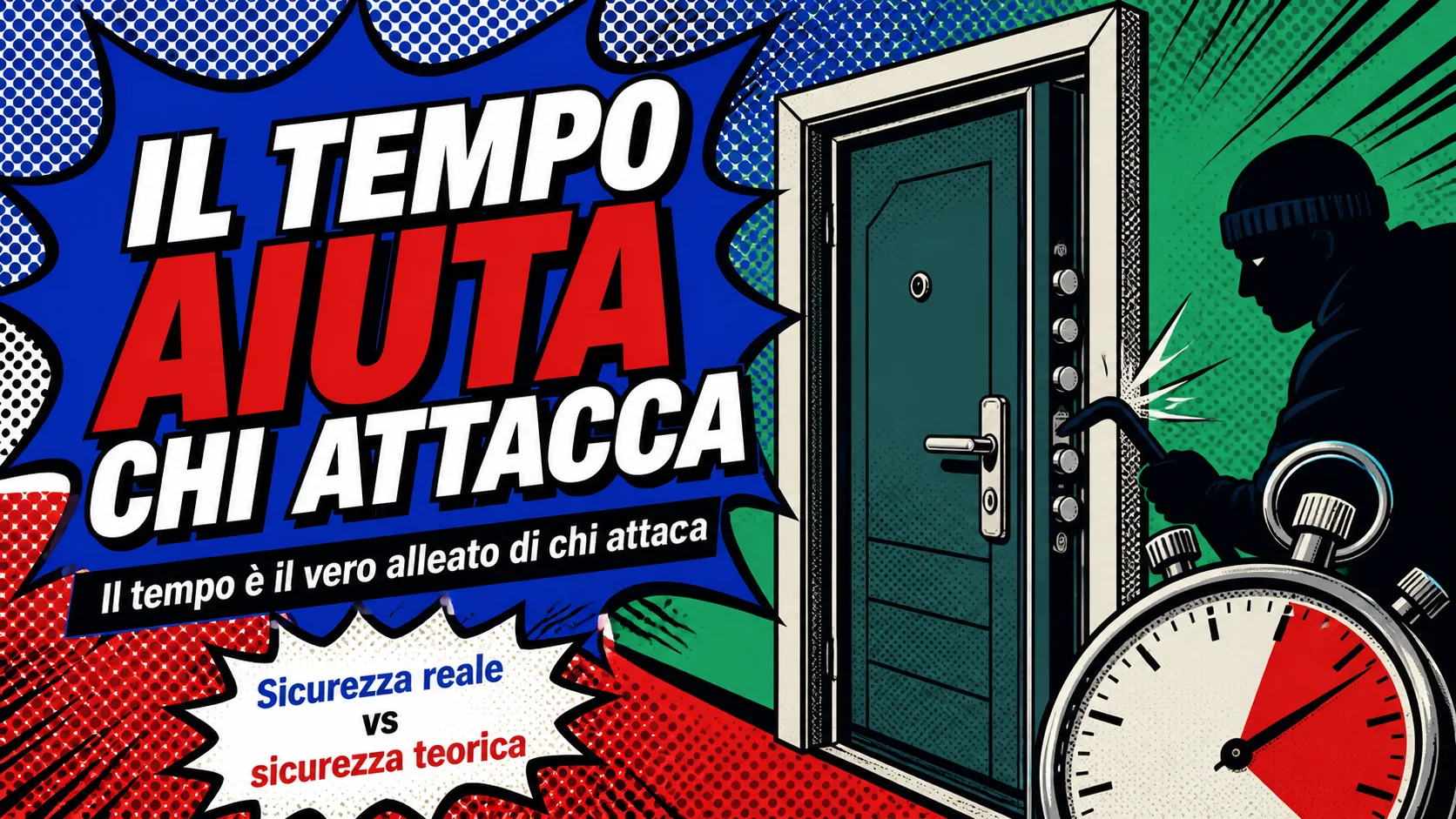 Il tempo è il vero alleato di chi attacca - sicurezza reale vs sicurezza teorica