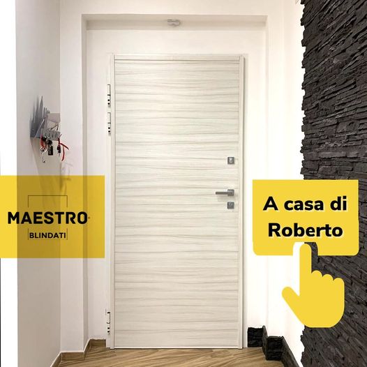 porta blindata bianca